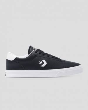 Boty Nízké Converse Boulevard Faux Læder Černé | CV-974JTA