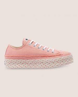 Boty Nízké Converse Chuck Taylor All Star Espadrilky Platformyě Růžové | CV-520RBF