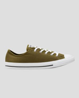 Boty Nízké Converse Chuck Taylor All Star Dainty Mix And Match Olivy Zelené Blankyt | CV-907DLG