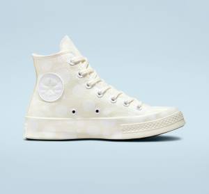 Boty Vysoké Converse Chuck 70 Polka Dots Bílé | CV-246OVY