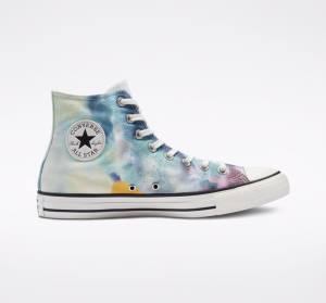 Boty Vysoké Converse Chuck Taylor All Star Tie-Dye Viacfarebný Černé | CV-437RFG