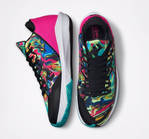 Basketbalové Boty Converse All Star BB Jet Marbled Růžové Černé Bílé | CV-624UXG