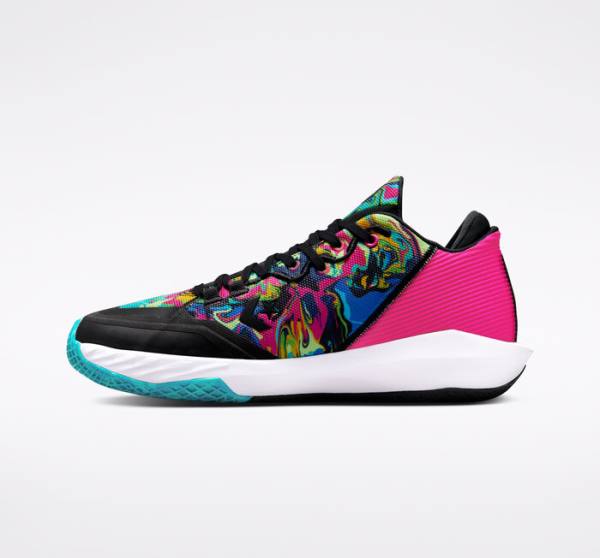 Basketbalové Boty Converse All Star BB Jet Marbled Růžové Černé Bílé | CV-691PMK