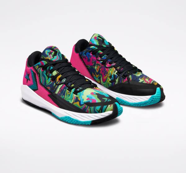Basketbalové Boty Converse All Star BB Jet Marbled Růžové Černé Bílé | CV-980GRP