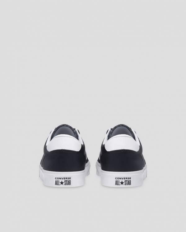 Boty Nízké Converse Boulevard Faux Læder Černé | CV-475MPX