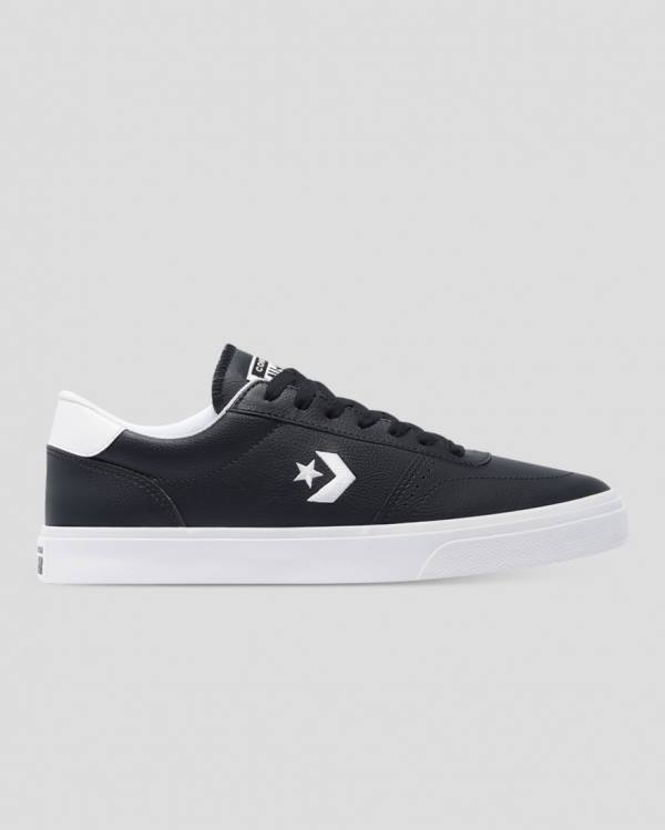 Boty Nízké Converse Boulevard Faux Læder Černé | CV-475MPX