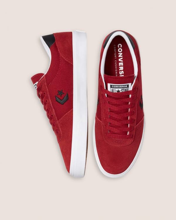 Boty Nízké Converse Boulevard Semišové Červené | CV-345PFU