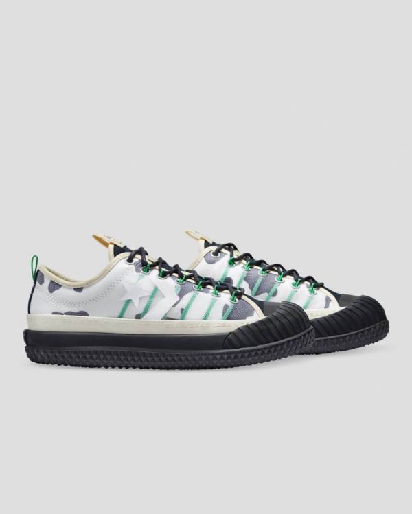 Boty Nízké Converse Brain Dead Bosey MC Bílé Šedé | CV-156XAO