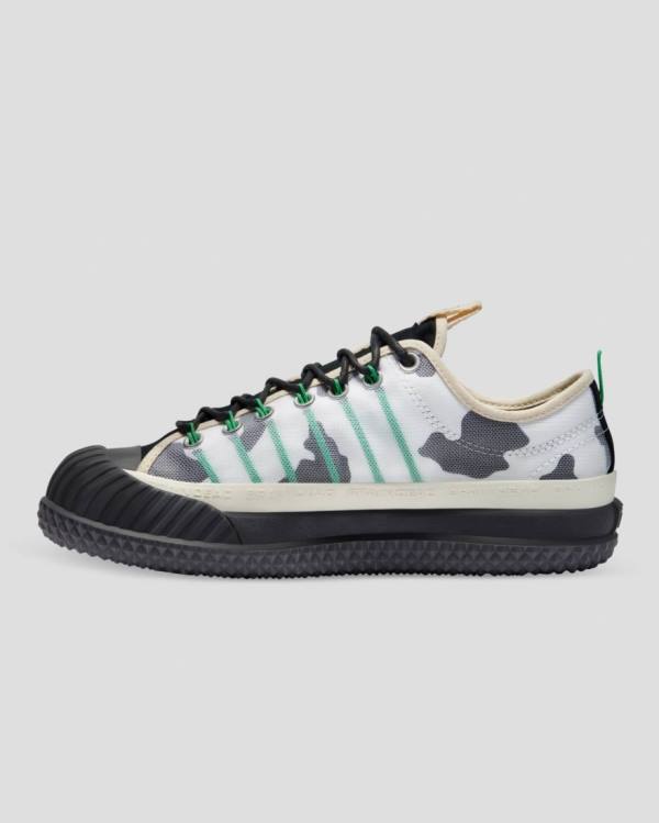 Boty Nízké Converse Brain Dead Bosey MC Bílé Šedé | CV-486XLB
