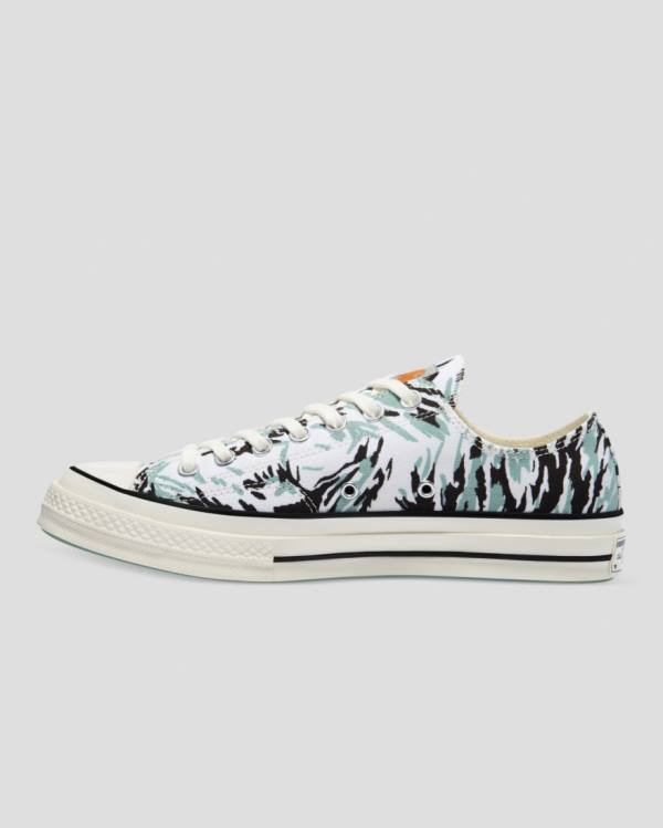 Boty Nízké Converse Carhartt Chuck 70 Bílé Zelene | CV-630GDJ