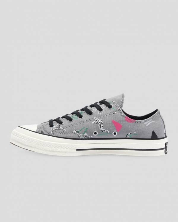 Boty Nízké Converse Chuck 70 80s Archive Print Šedé | CV-451CST