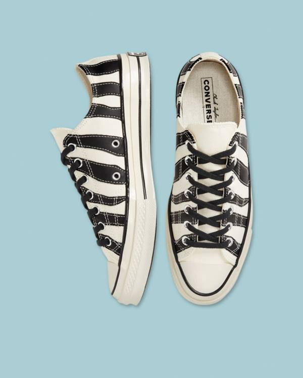 Boty Nízké Converse Chuck 70 Archive Zebra Overlay Béžový | CV-189IRG