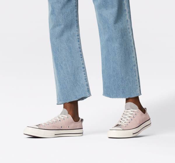 Boty Nízké Converse Chuck 70 Crafted Stripe Olivy Zelené | CV-910TXY