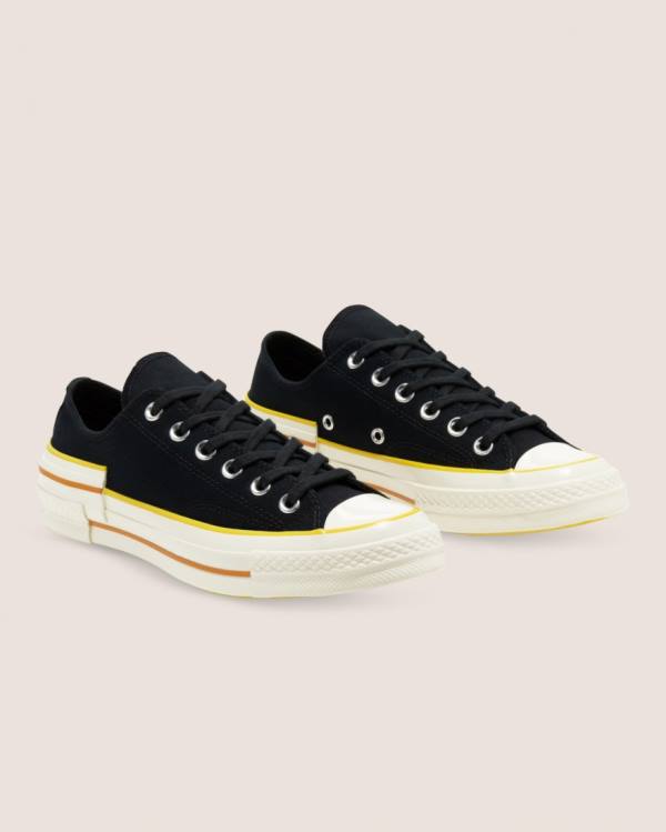 Boty Nízké Converse Chuck 70 Hacked Heel Černé | CV-093BKU