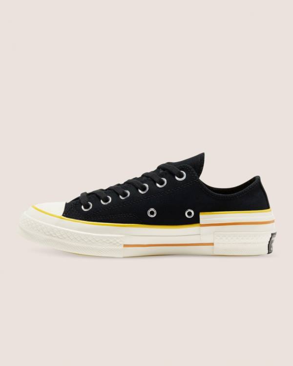 Boty Nízké Converse Chuck 70 Hacked Heel Černé | CV-093BKU