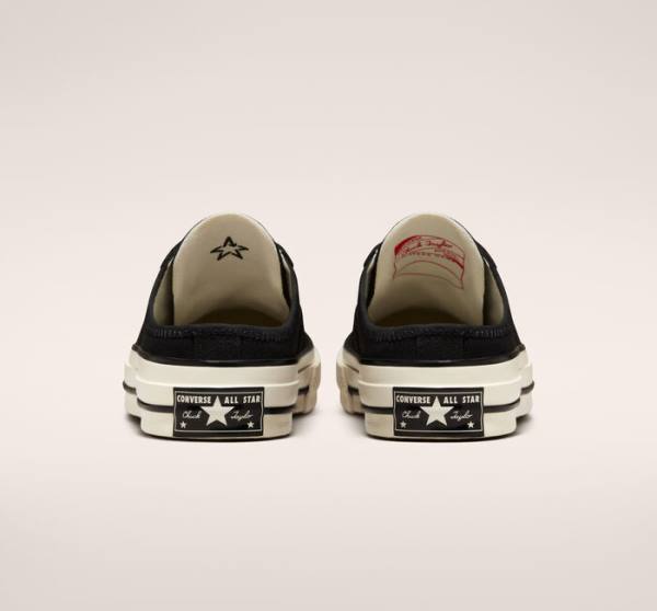Boty Nízké Converse Chuck 70 Mule Černé | CV-134WRT