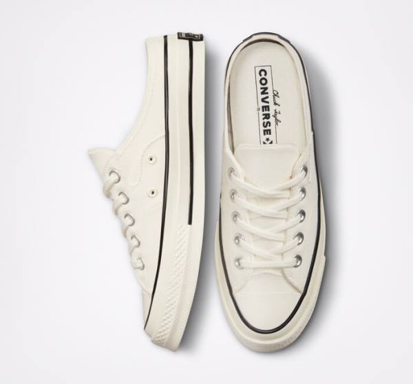 Boty Nízké Converse Chuck 70 Mule Černé | CV-438UOY
