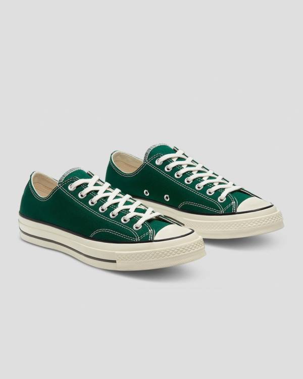 Boty Nízké Converse Chuck 70 Organic Platene Zelene | CV-287KVX