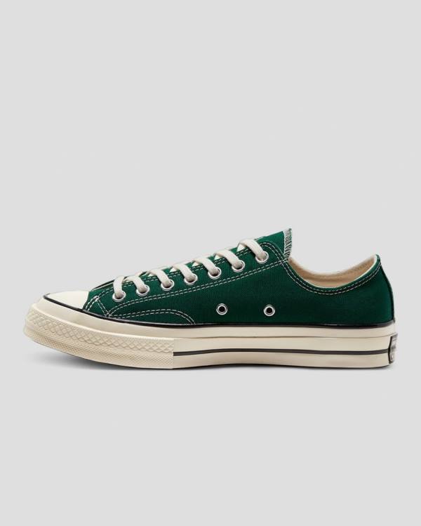 Boty Nízké Converse Chuck 70 Organic Platene Zelene | CV-287KVX