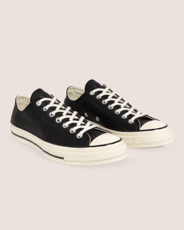 Boty Nízké Converse Chuck 70 Seasonal Læder Černé | CV-923BIT