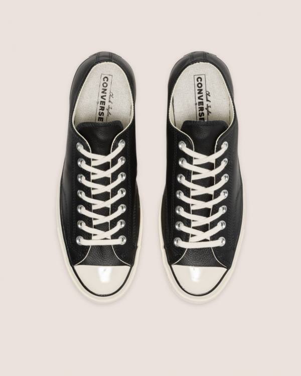 Boty Nízké Converse Chuck 70 Seasonal Læder Černé | CV-923BIT