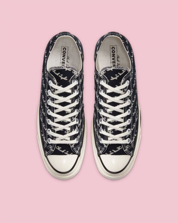 Boty Nízké Converse Chuck 70 Signature Černé | CV-260EPU
