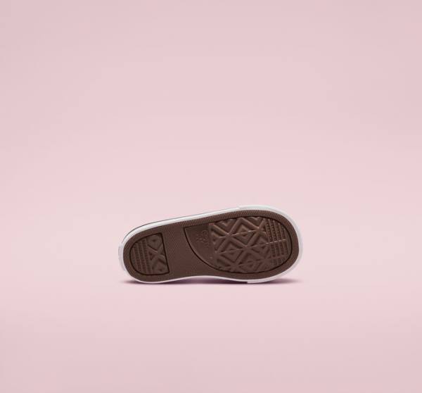 Boty Nízké Converse Chuck Taylor All Star Easy-On Foil Hearts Bílé Černé Růžové | CV-035DPZ