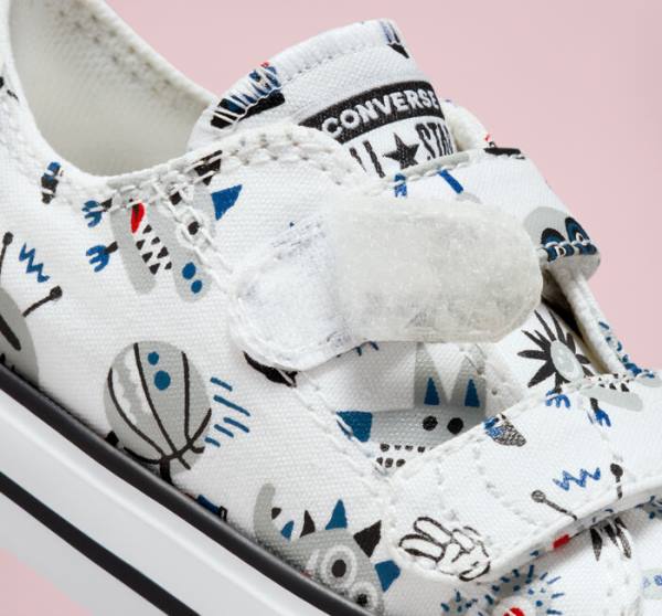 Boty Nízké Converse Chuck Taylor All Star Easy-On Creatures Bílé Šedé Blankyt | CV-056YKF