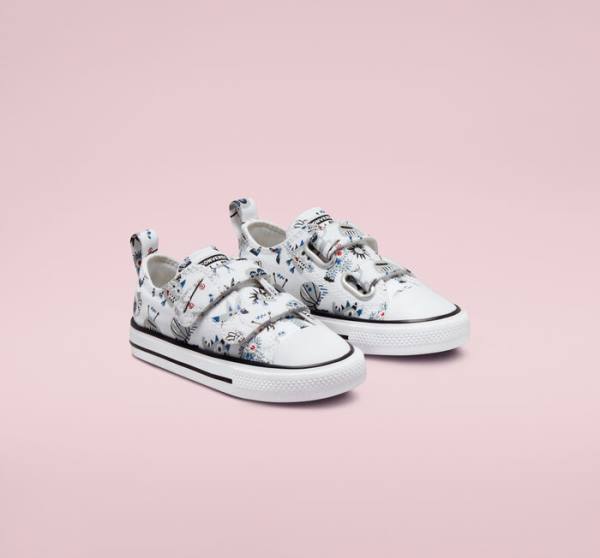 Boty Nízké Converse Chuck Taylor All Star Easy-On Creatures Bílé Šedé Blankyt | CV-056YKF