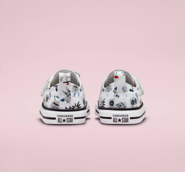 Boty Nízké Converse Chuck Taylor All Star Easy-On Creatures Bílé Šedé Blankyt | CV-056YKF