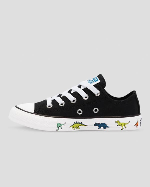 Boty Nízké Converse Chuck Taylor All Star Dinoverse Černé | CV-170QSB