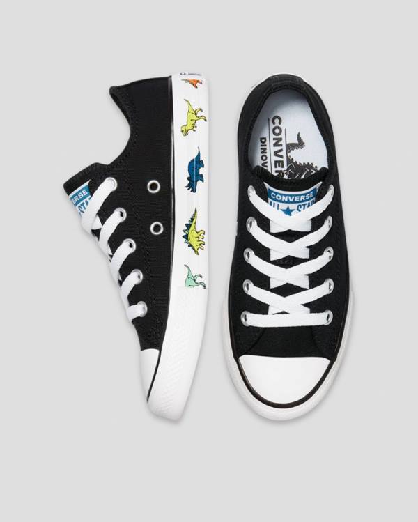Boty Nízké Converse Chuck Taylor All Star Dinoverse Černé | CV-170QSB