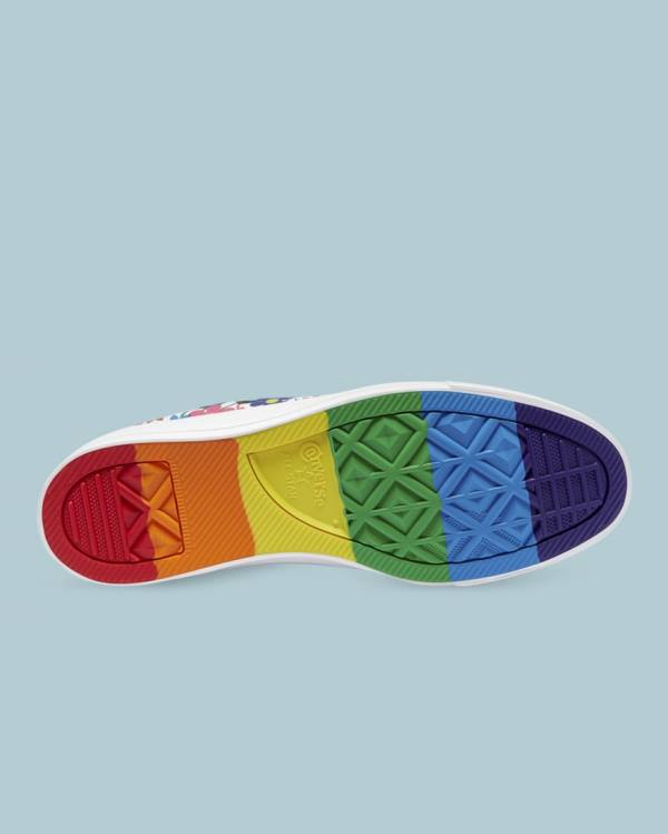 Boty Nízké Converse Chuck Taylor All Star Pride Bílé | CV-175CRO