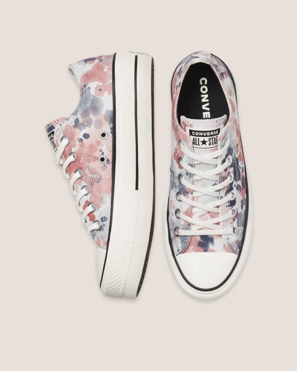 Boty Nízké Converse Chuck Taylor All Star Lift Festival Šedé Růžové | CV-351PDG