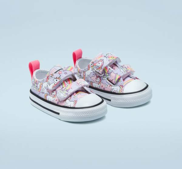 Boty Nízké Converse Chuck Taylor All Star Easy-On Neon Unicorn Růžové Viacfarebný Bílé | CV-364WOB