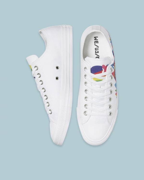 Boty Nízké Converse Chuck Taylor All Star Pride Bílé | CV-368OIV
