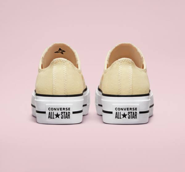 Boty Nízké Converse Chuck Taylor All Star Lift Platformyě Seasonal Color Citrón Černé Bílé | CV-429BMF