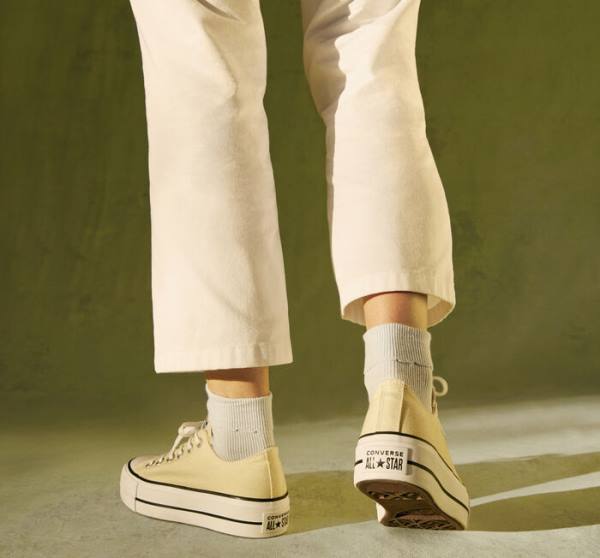 Boty Nízké Converse Chuck Taylor All Star Lift Platformyě Seasonal Color Citrón Černé Bílé | CV-429BMF