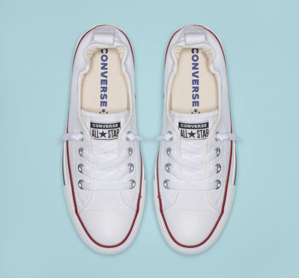 Boty Nízké Converse Chuck Taylor All Star Shoreline White Slip On Bílé | CV-483QBU