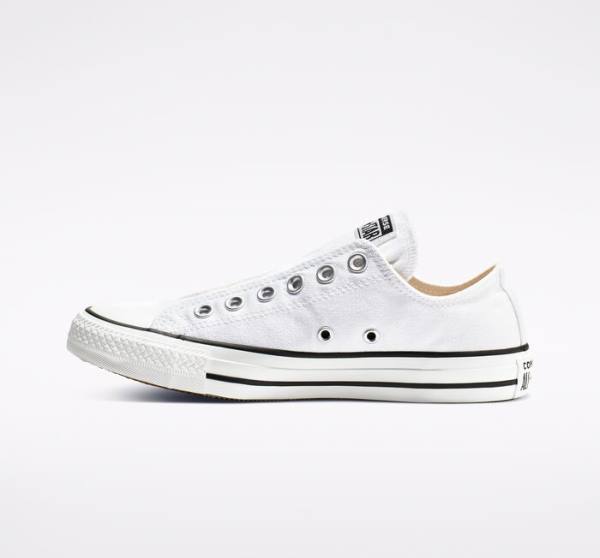 Boty Nízké Converse Chuck Taylor All Star Slip Bílé Černé Bílé | CV-523GPY