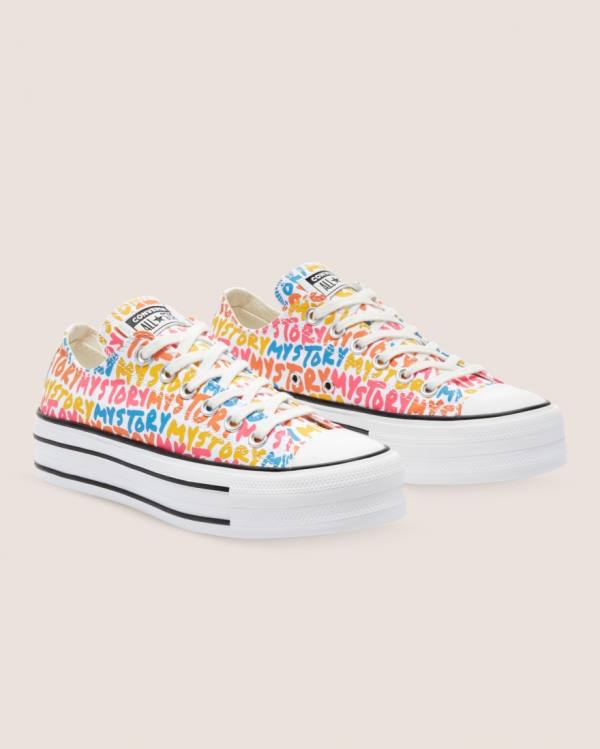 Boty Nízké Converse Chuck Taylor All Star My Story Double Stacked Lift Viacfarebný | CV-567KBT
