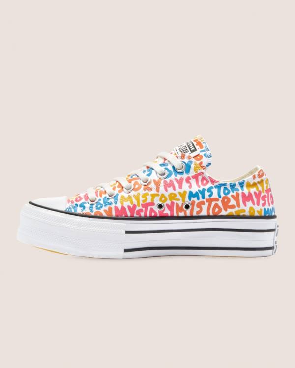 Boty Nízké Converse Chuck Taylor All Star My Story Double Stacked Lift Viacfarebný | CV-567KBT