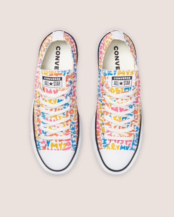 Boty Nízké Converse Chuck Taylor All Star My Story Double Stacked Lift Viacfarebný | CV-567KBT