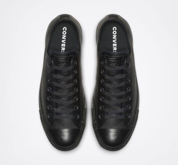 Boty Nízké Converse Chuck Taylor All Star Læder Černé | CV-604JXO