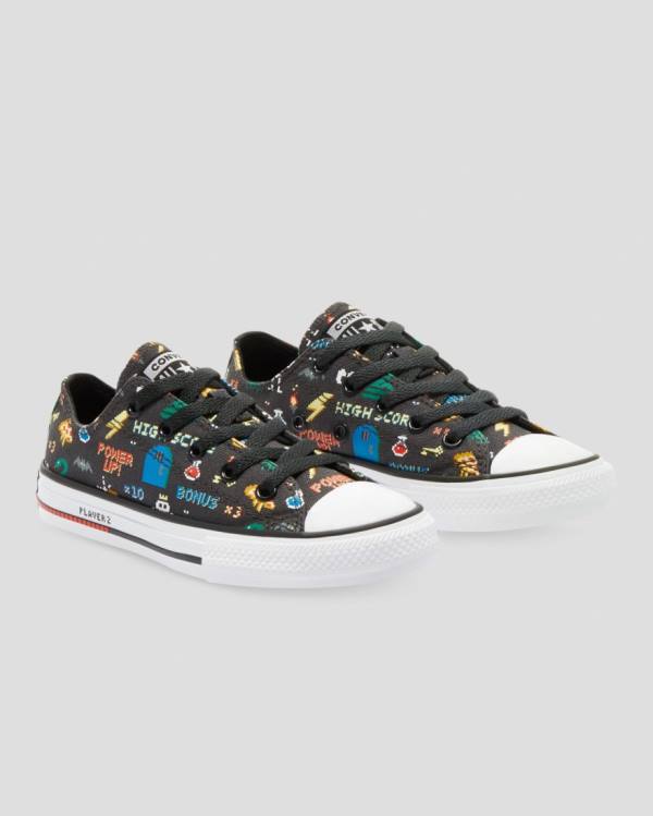 Boty Nízké Converse Chuck Taylor All Star Gamer Print Černé | CV-605IEC