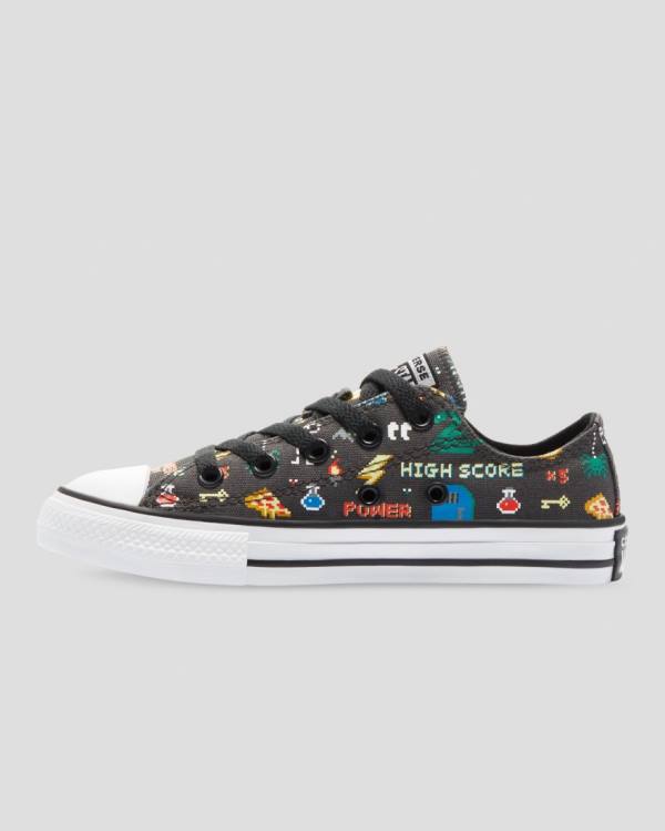 Boty Nízké Converse Chuck Taylor All Star Gamer Print Černé | CV-605IEC