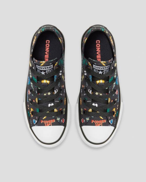 Boty Nízké Converse Chuck Taylor All Star Gamer Print Černé | CV-605IEC