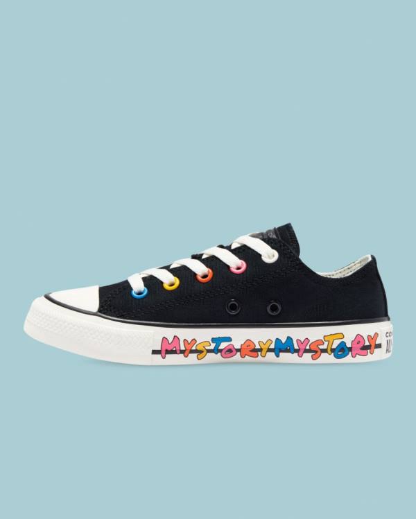 Boty Nízké Converse Chuck Taylor All Star My Story Černé | CV-648TXR