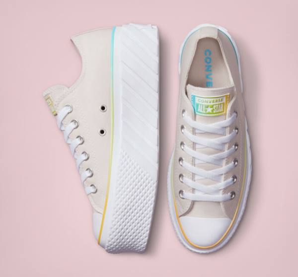 Boty Nízké Converse Chuck Taylor All Star 2X Lift Platformyě Gradient Bílé Blankyt | CV-708JIY