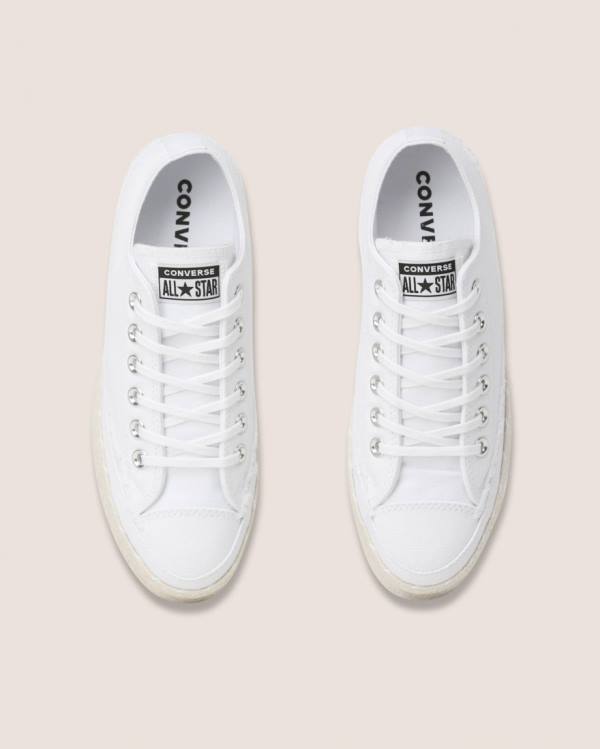 Boty Nízké Converse Chuck Taylor All Star Espadrilky Platformyě Bílé | CV-720CSQ